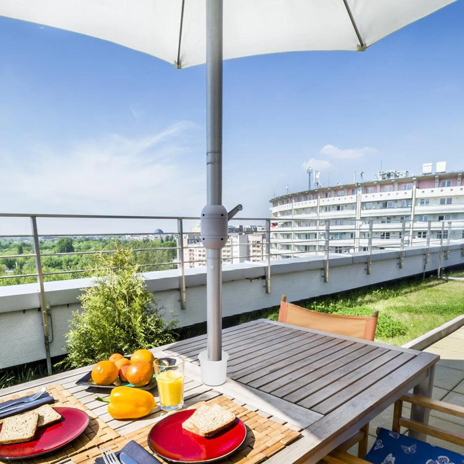 

Комплект из 2 резиновых заглушек-конусов для отверстия под зонт на уличном столе, для стабилизации патио-зонтов, водонепроницаемые, защита от дождя