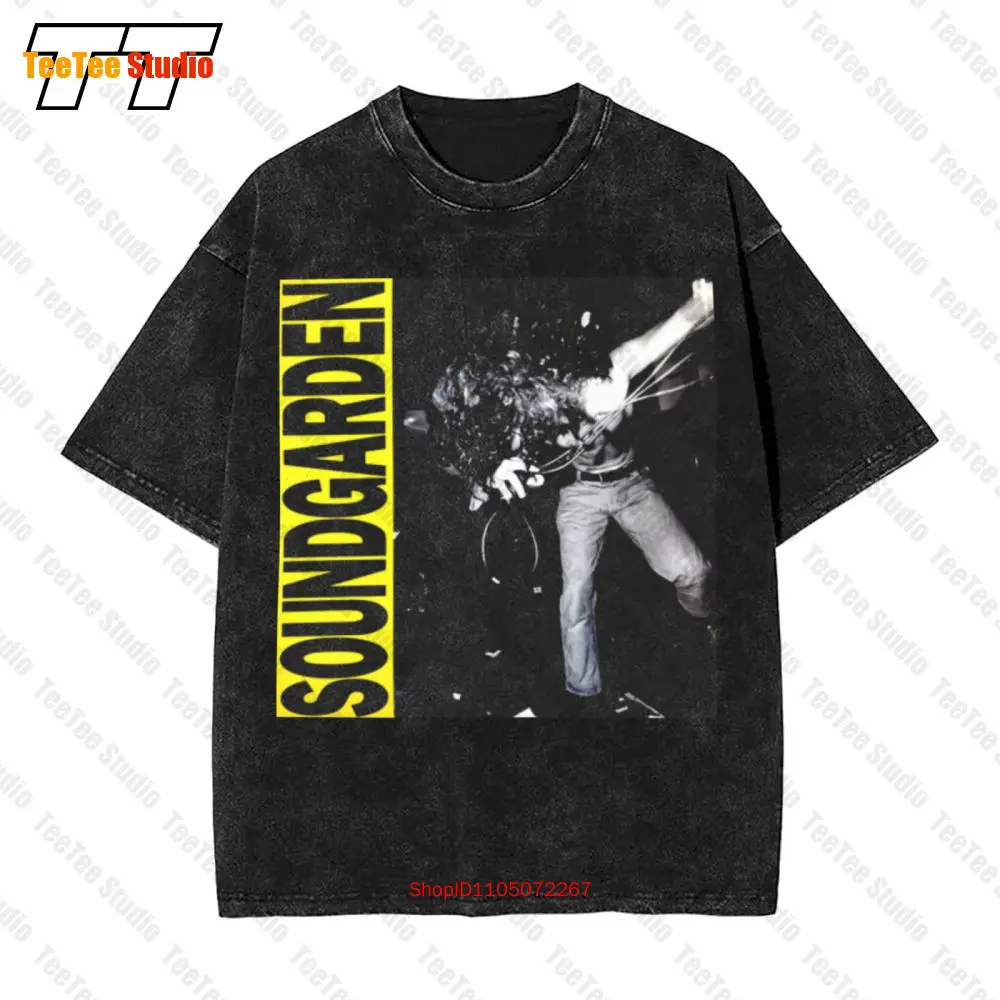 Soundgarden Grunge Metal Punk Rock Band Music Vintage Oversized T-Shirt YRQC