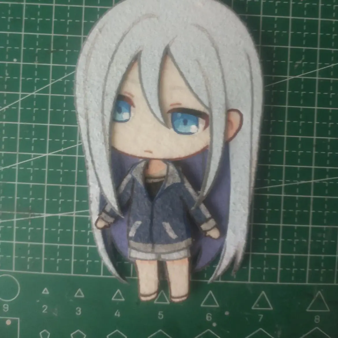 

Anime Project Sekai Yoisaki Kanade Cosplay Cute Non woven Fabric Keychain Pendant Backpack Pendant Bag Ornaments Gift