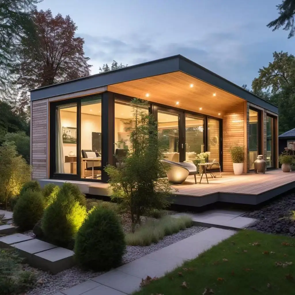 Maison conteneur préfabriquée, mini-maisons conteneurs, villas modernes de luxe VIP, installation rapide, structure en acier