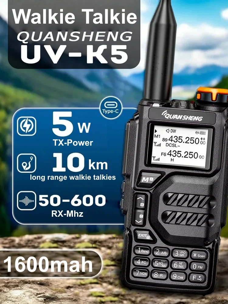 quansheng-uv-k5-long-range-walkie-talkies-noaa-type-c-charger-dtmf-camping-wireless-set-communication-radio