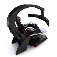 Multifunction LED Rgb Light Cockpit Chair Racing Recliner Massage and Heat Gaming Chair Workstation