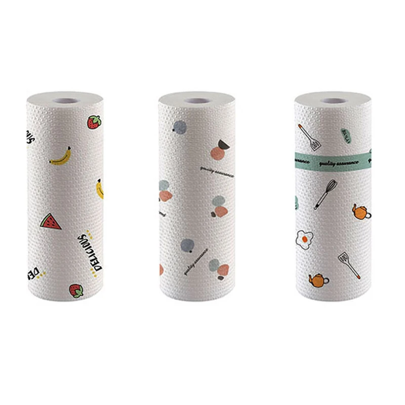 1 قطعة طبق تنظيف المطبخ القماش كسول خرقة تجوب الوسادة خالية من الزيت المتاح طبق منشفة غير المنسوجة النسيج تنظيف الخرق غير ضارة