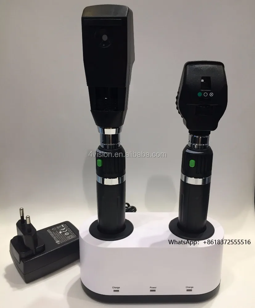 

daTop Quality 3.5V LED Portable Ophthalmoscope and Retinoscope Set