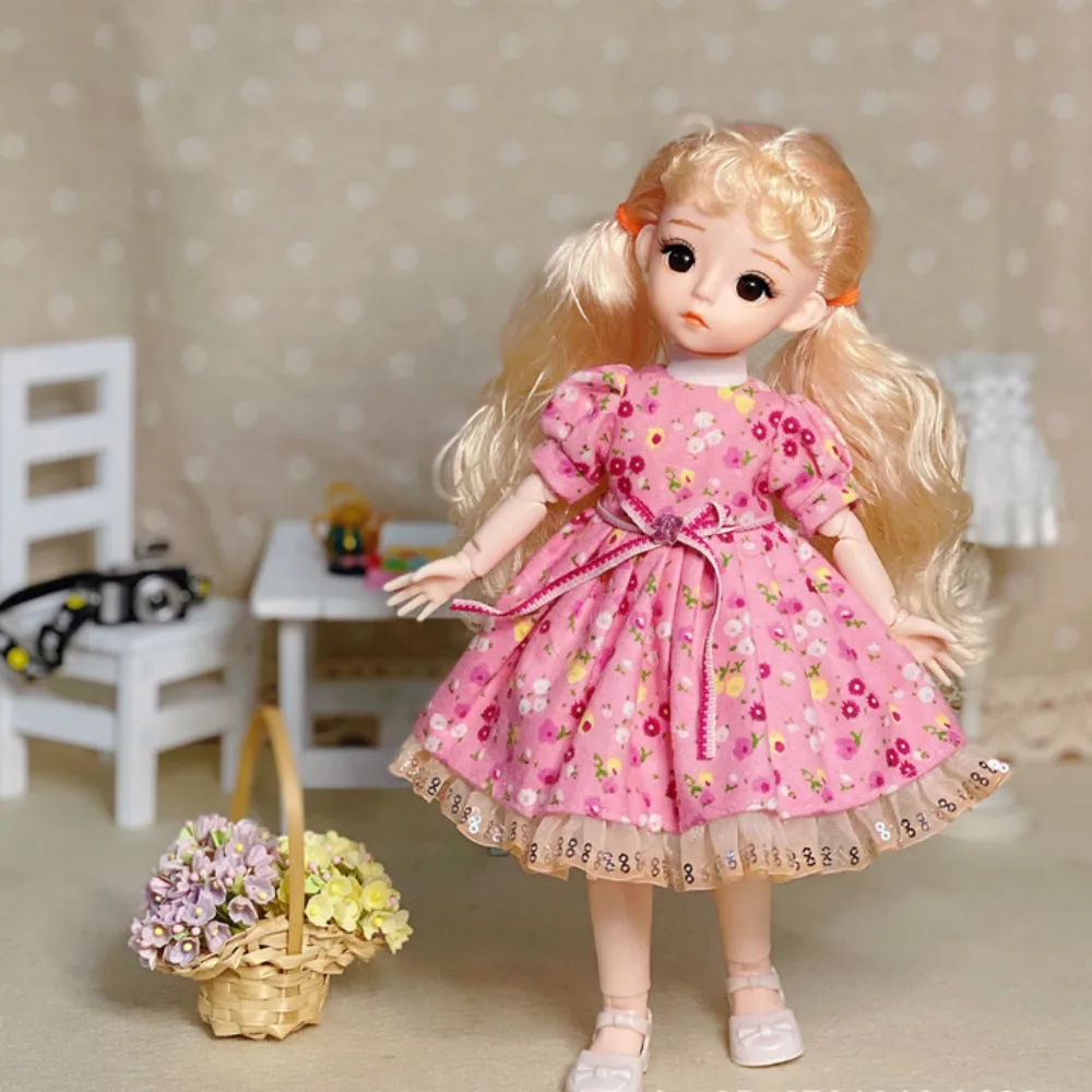 

1/6 SD 30 см Bjd Doll с одеждой Привлекательные глаза Длинные волосы Принцесса Одеваются BJD Куклы с париком Макияж Шарнирный шарнир