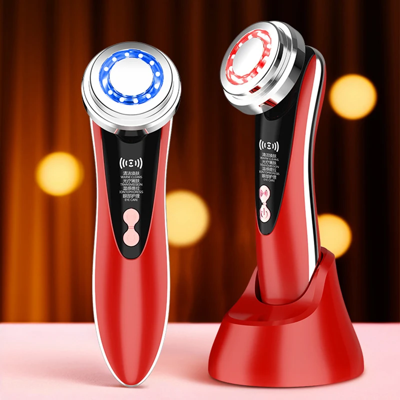 Gezichtsverzorging Face Lift-apparaten Microstroom gezichtsverzorging Vrouwen gezichtsmassager 7-in-1 schoonheidstool