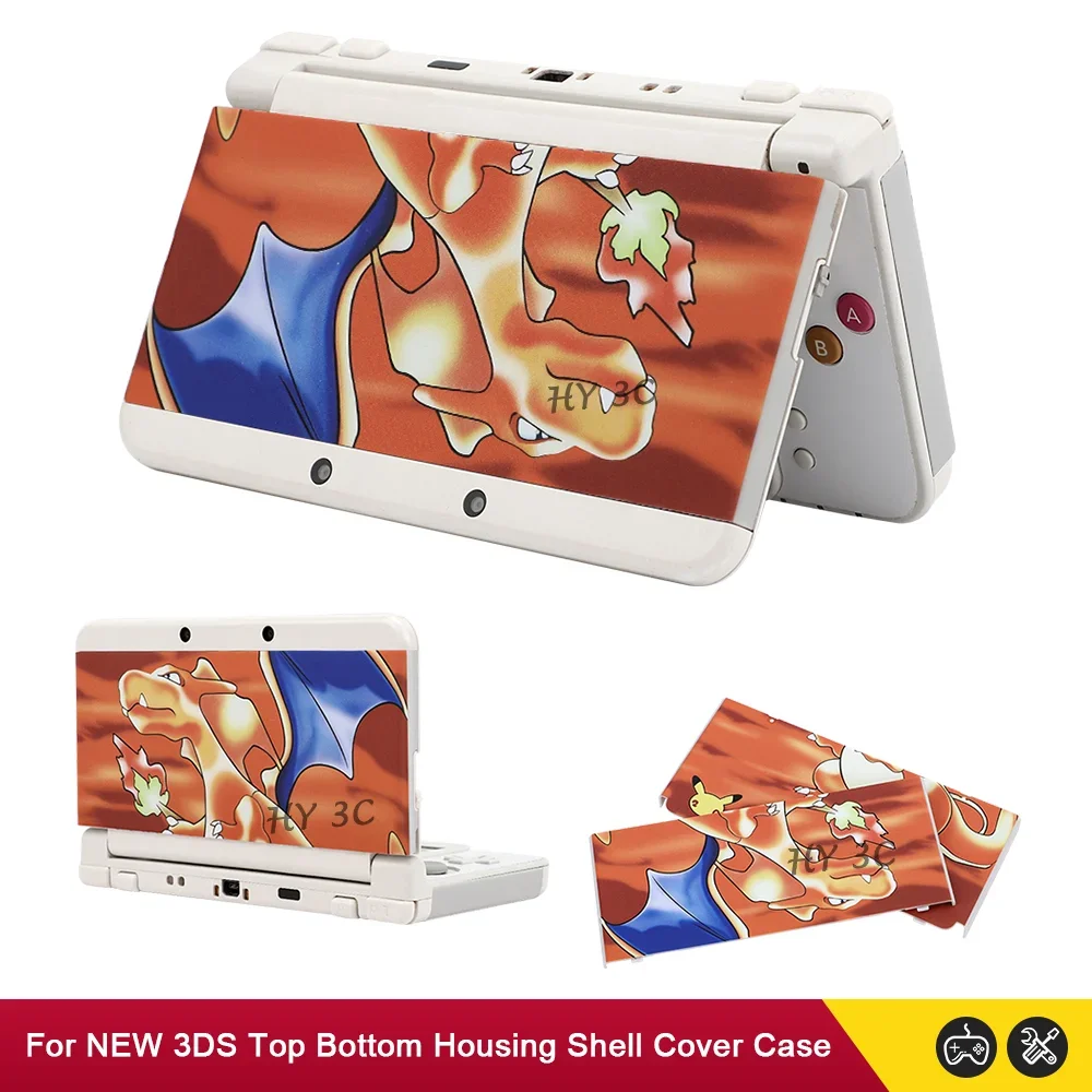 إصدار محدود للإصدار الجديد 3DS ، لوحات الواجهة الأمامية والخلفية ، غطاء البطارية العلوية والخلفية ، غطاء غلاف ، انخفاض الشحن