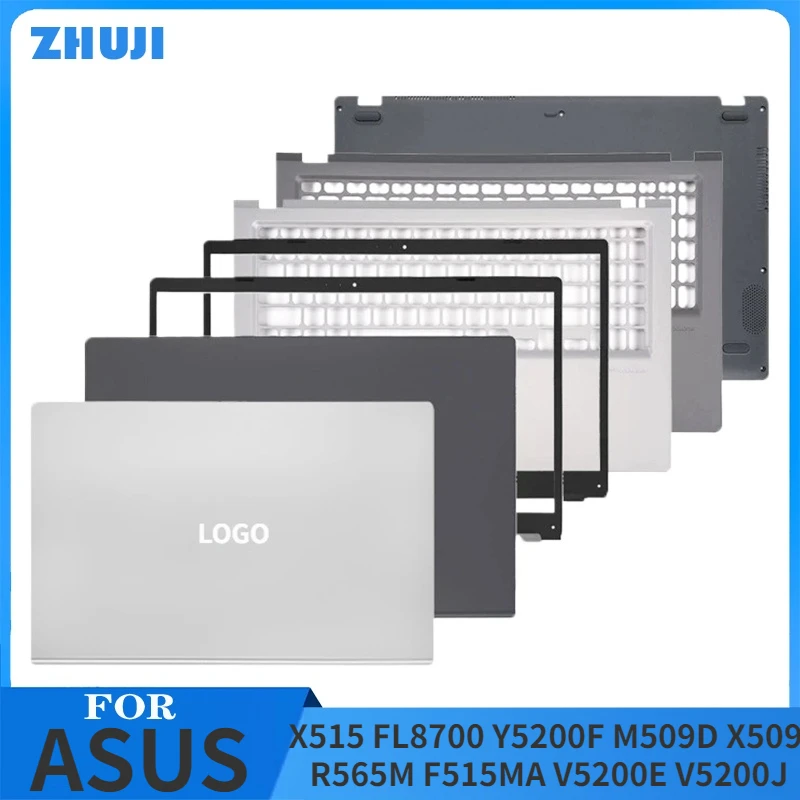 

For ASUS X515 FL8700 Y5200F M509D X509 R565M F515MA V5200E V5200J Laptop LCD Back Cover Front Bezel Upper Palmrest Bottom Case