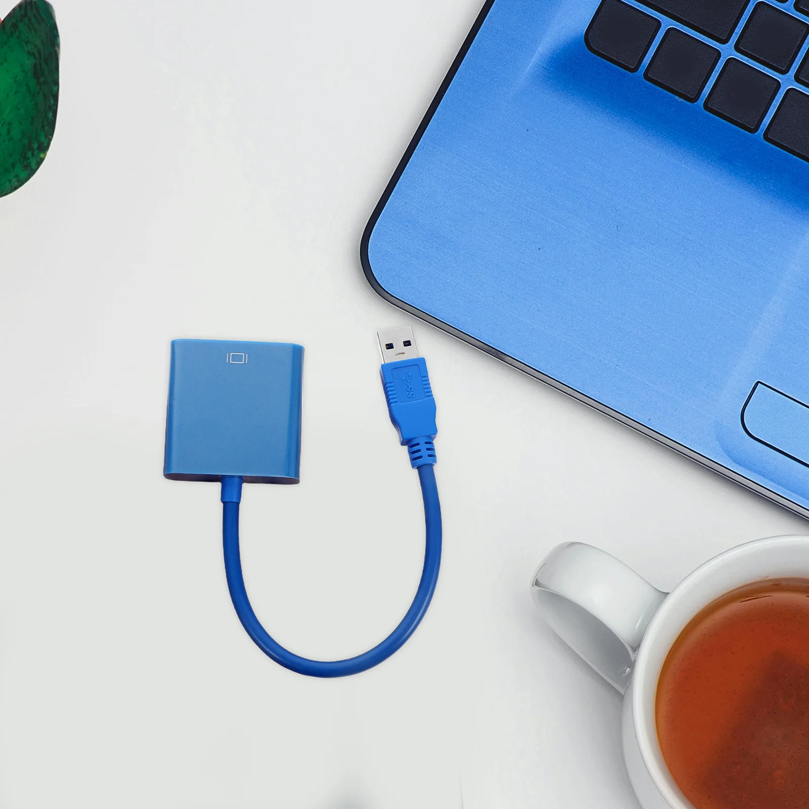 

USB 3.0 to Vga Adapter Cable 1920x1080p Hd Video Converter for Monitor Display Extended Clone No Power Required