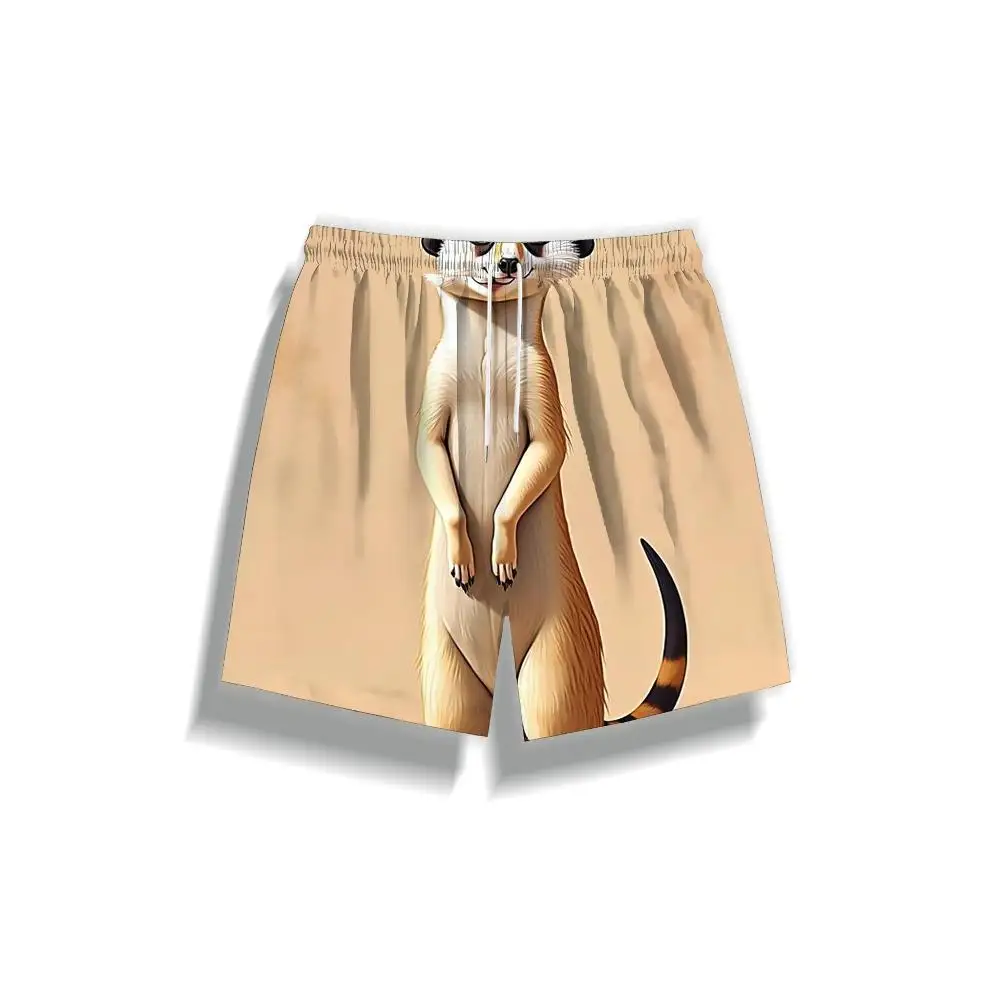 

1pcs Men's Short swim trunks2026 Summer 3D Printed Short sleeve running Polyester Quick drying Men sweatpants Breathable