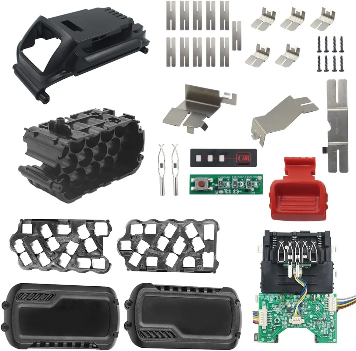 Compatible with Dewalt DCB205 18V 20V Li-ion Battery Plastic Case 5.0Ah 6.0Ah DCB201,DCB203,DCB204 Li-Ion Battery Case