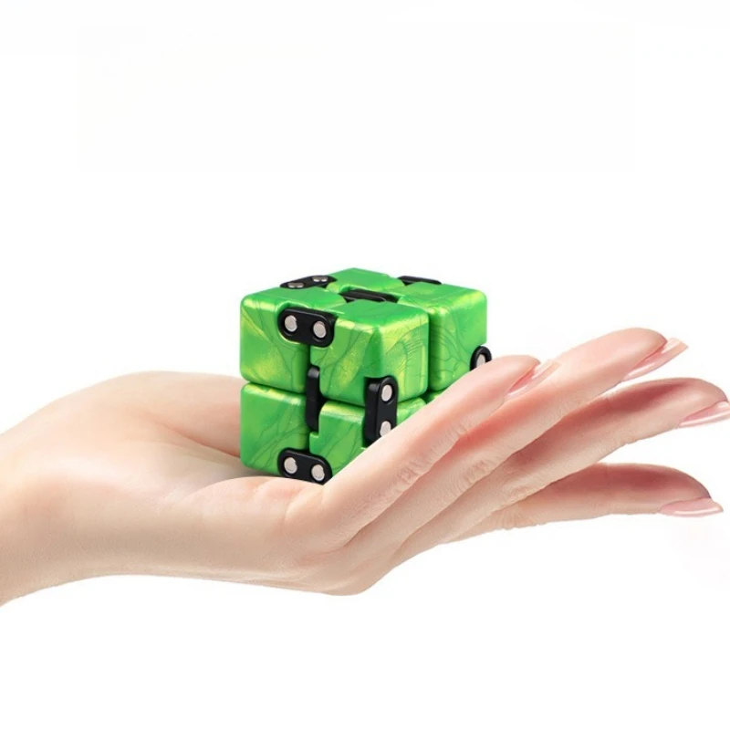 Cubo infinito edc antiestresse alívio reduzindo brinquedo aliviar ansiedade sensorial mesa de escritório brinquedo antiestresse coisas descompressão
