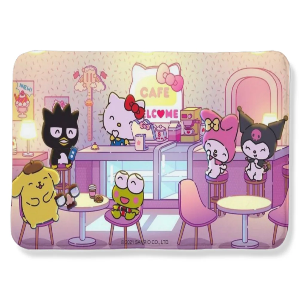 

Cute Comic Anime Hello Kitty Kawaii Large Size Living Room Rug Light Luxury Sofa Floor Mat Full Shop Home Room Bedroom