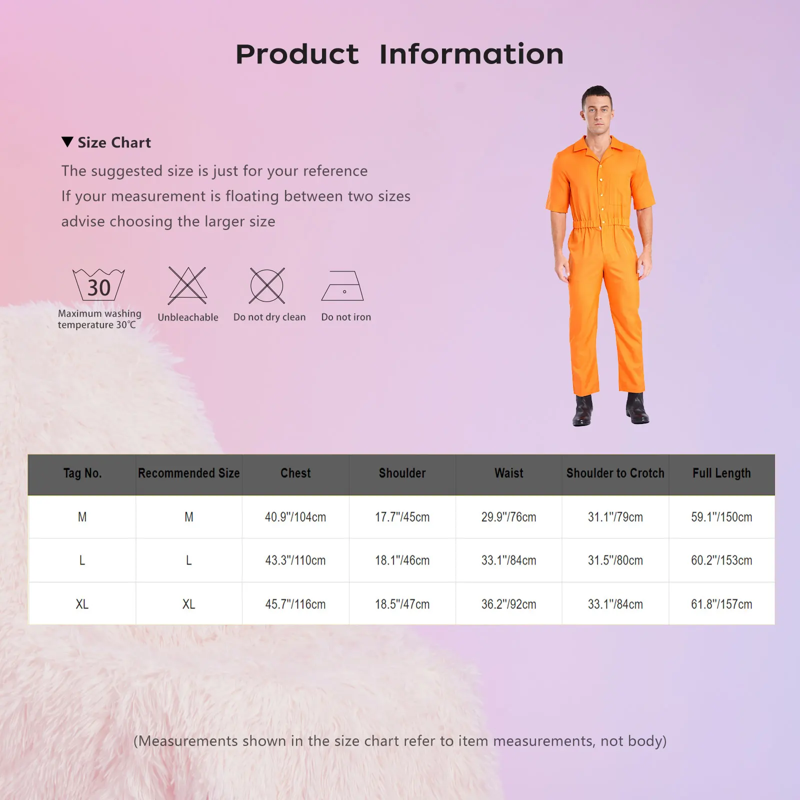 Mens Adult Inmate Jail Halloween Cosplay Costume Convict Detainee Outfit Prisoner Jailbird Jumpsuit Short Sleeve Print Overalls