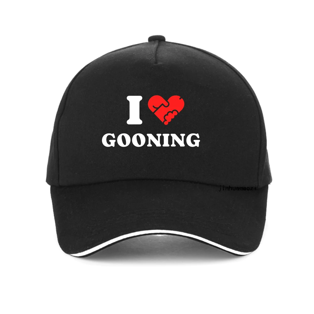 

Funny I Love Gooning Printed Baseball Cap Humor Trucker Cap Unisex Outdoor Sun Protection Cycling and Fishing Hat Gift