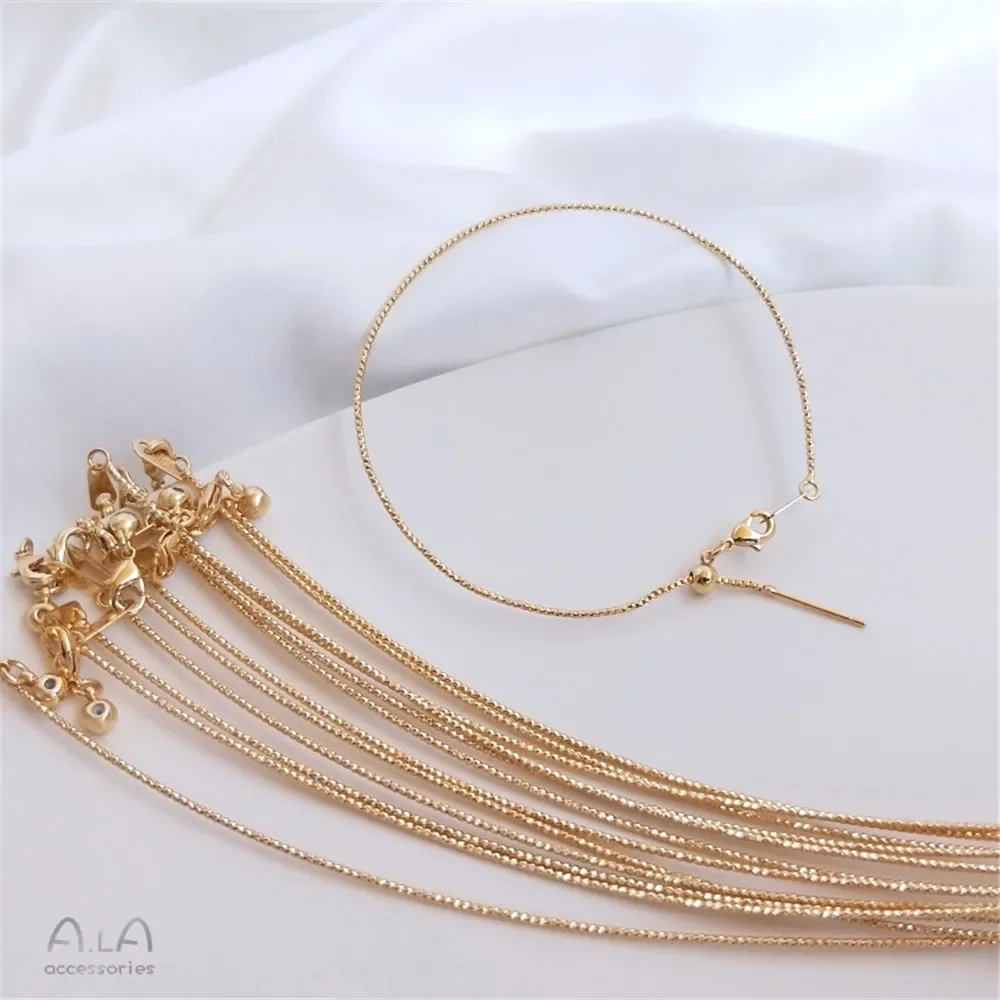 

14K Gold Plated Universal bracelet Batch thread Pin adjustable bracelet ring DIY accessory bracelet bracelet