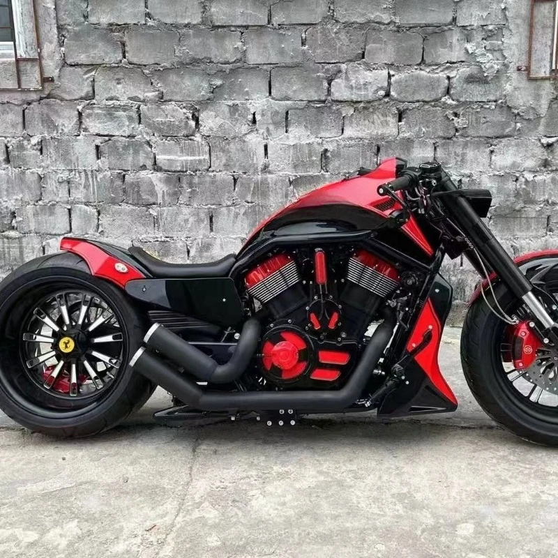 1250ccV cylinder retro pneumatic lifting and shock absorption 360 wide tire motorcycle