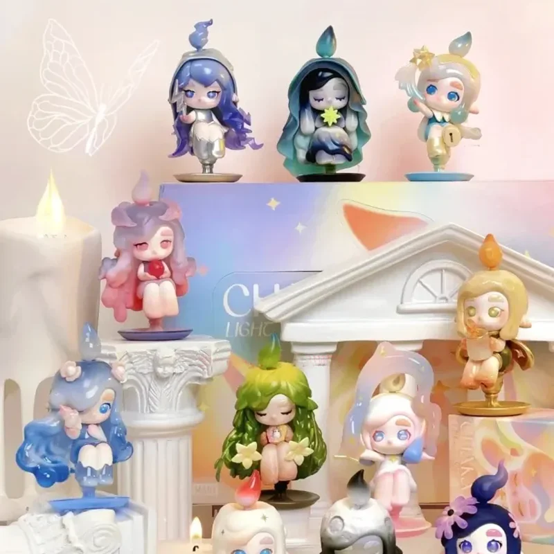 Cute Chaka Light Sprite Series Anime Figure Model Candlelight Wave Rainbow Smolder Shadow Ofthe Trees Figurine Model Toy Gift