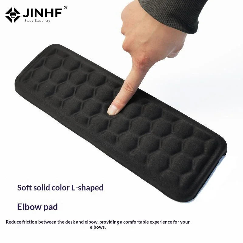 L-Shaped Keyboard & Mouse Pad Set, Memory Foam Ergonomic Desk Edge Cushion, Wrist Rest & Elbow Pillow For Gaming, Office