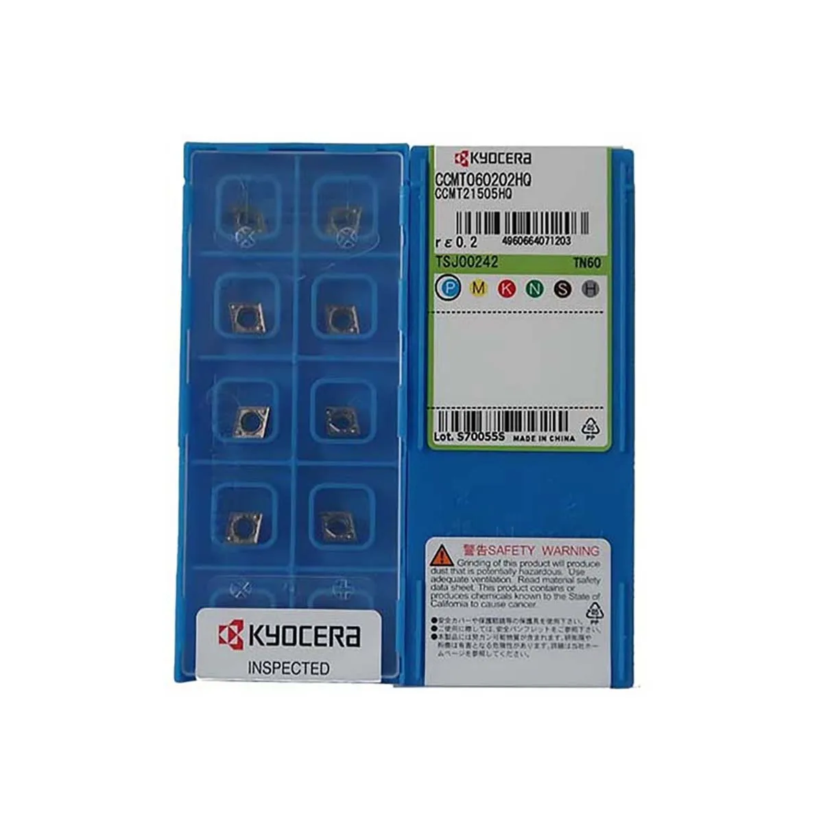 Kyocer 100% الأصلي CCMT CCMT09T308HQ CCMT09T304HQ CCMT09T302HQ CCMT060204HQ CCMT060202HQ CCMT060202HP TN60 تحول إدراج