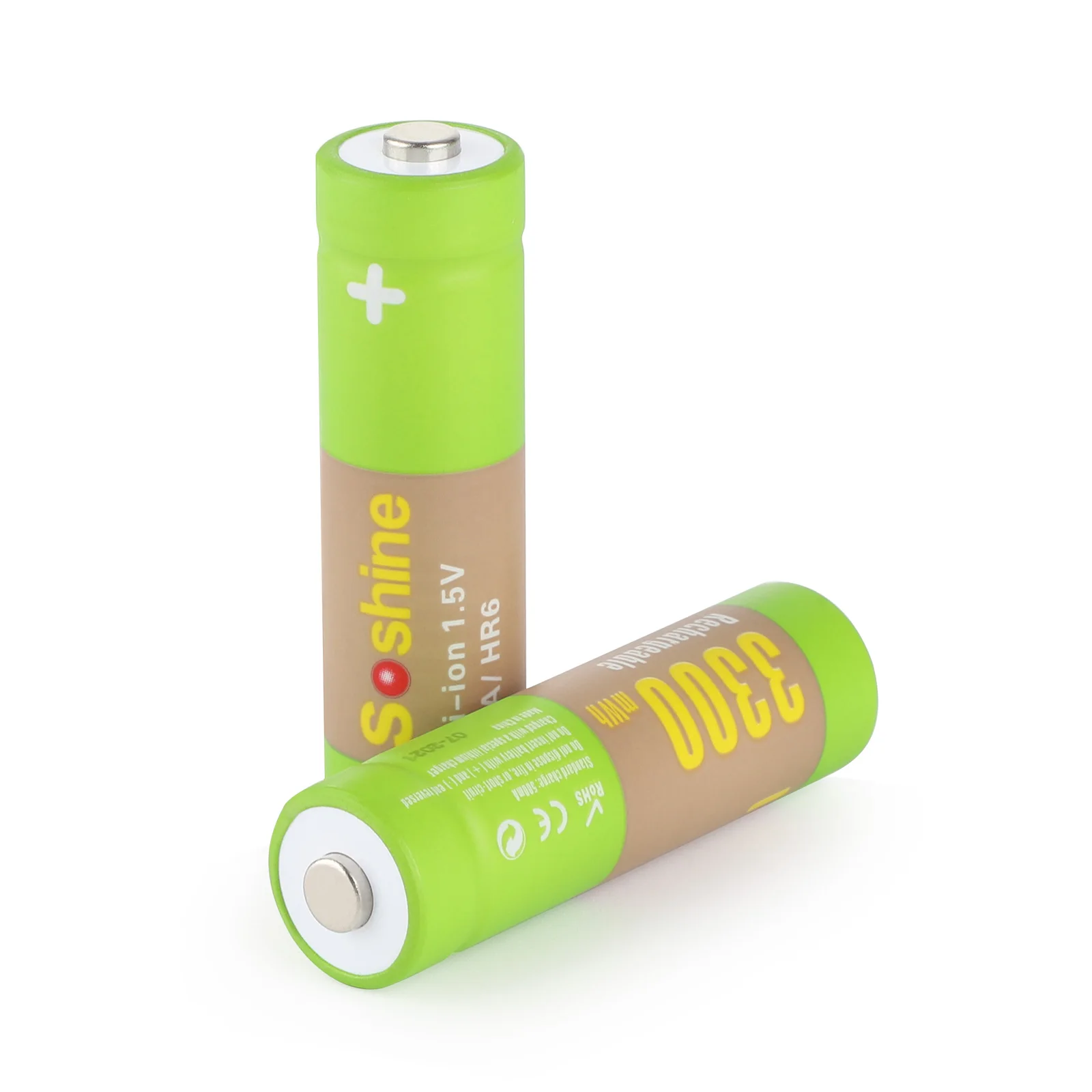 

Литиевые аккумуляторы Soshine 1.5V 3300mWh, перезаряжаемые батарейки AA 3300mWh и зарядное устройство для литий-ионных аккумуляторов AA AAA Smart