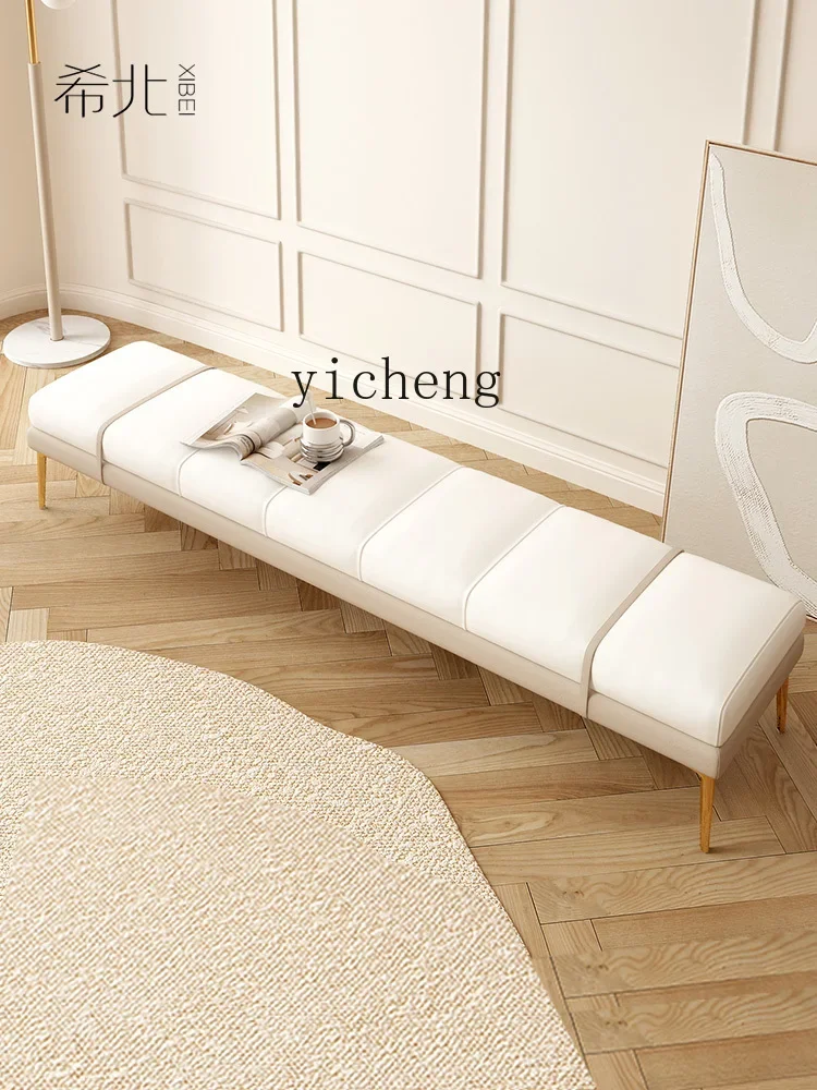 

Zc Bed End Stool Bedside Side Chair Bedroom Cloakroom White Living Room Sofa Bench