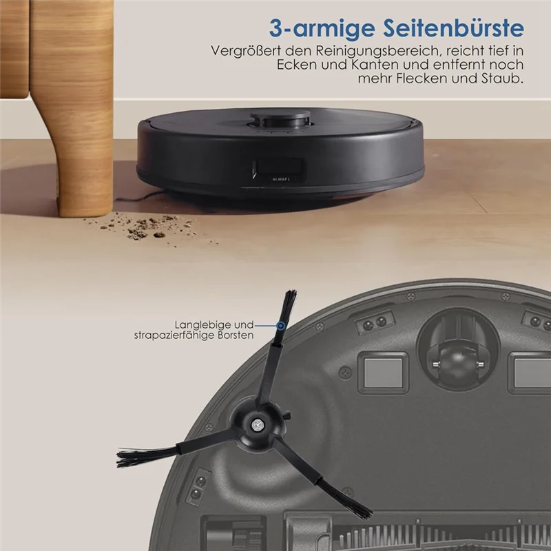 

Для Eufy X8 Pro/X8 Pro SES робот-пылесос основная боковая щетка Hepa фильтр швабра тканевые мешки для пыли аксессуары-B61B