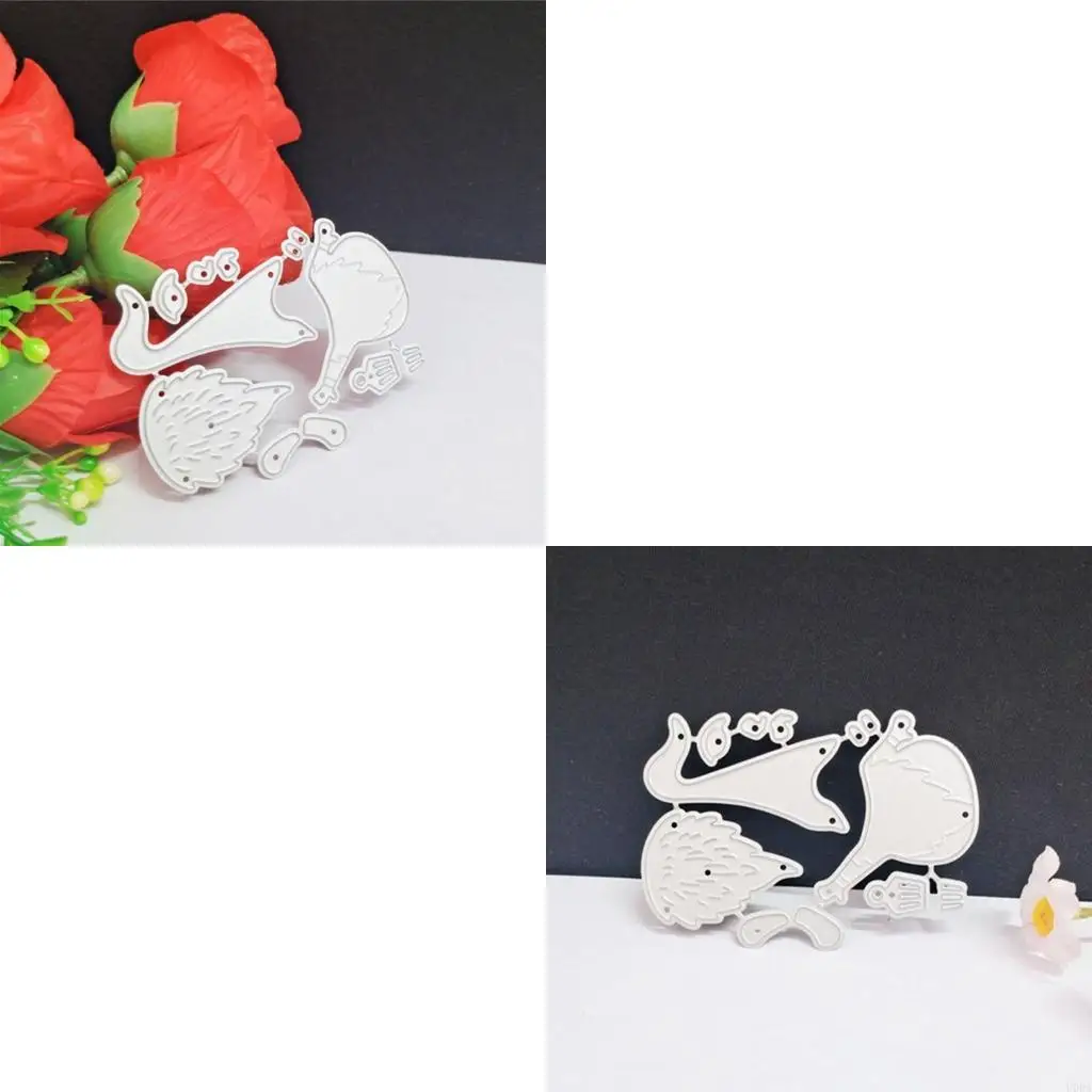Santa Metal Cutting Die Christmas Theme Embossing Script Die Stencils