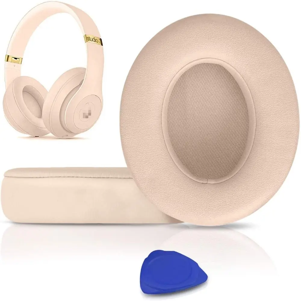 Soft Headset Foam Replacement Protein Leather Headset Foam Cushion Foam Cushion Replacement For Beats Studio 2.0/3.0