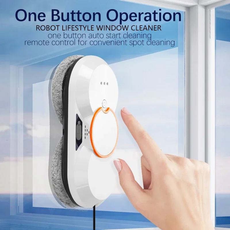 Robotic Window Cleaner Two Sides Automatic Spray Water APP and Remote Control Best Seller Washer Clean Glass Wiper for Home