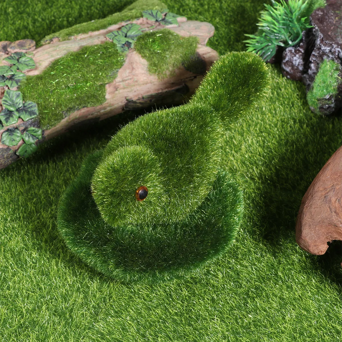 Premium Artificial Moss Bird Nest Decor Delicate Animal Bird Design for Living Space Happy Atmosphere Party Photo Prop Home