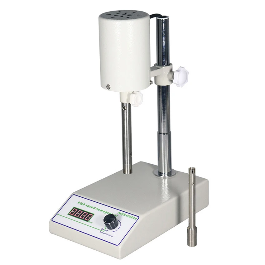 Homogeneizador de Alta Velocidade Laboratório Dispersor Emulsionante Homogeneizador Mixer Capacidade de Processamento 1000 1500ml Velocidade 5000 a 22000rpm