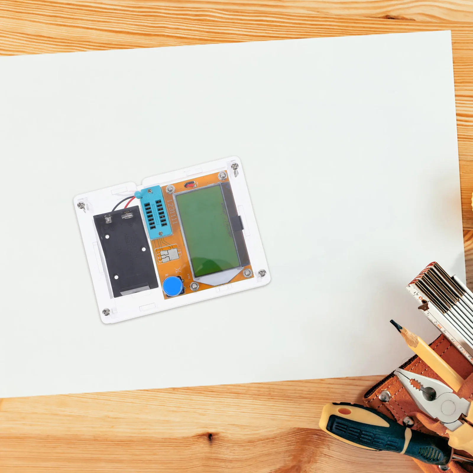 

1Set Tester with Graphical LCD Display Precision Component Analyzer for Resistance Capacitance Inductance Diode