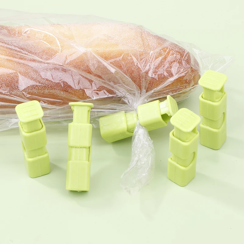 10 pz Clip di tenuta sacchetto di conservazione degli alimenti Clip Snack conservazione degli alimenti freschi sigillo sacchetto Clip sigillante morsetto strumento di conservazione della cucina