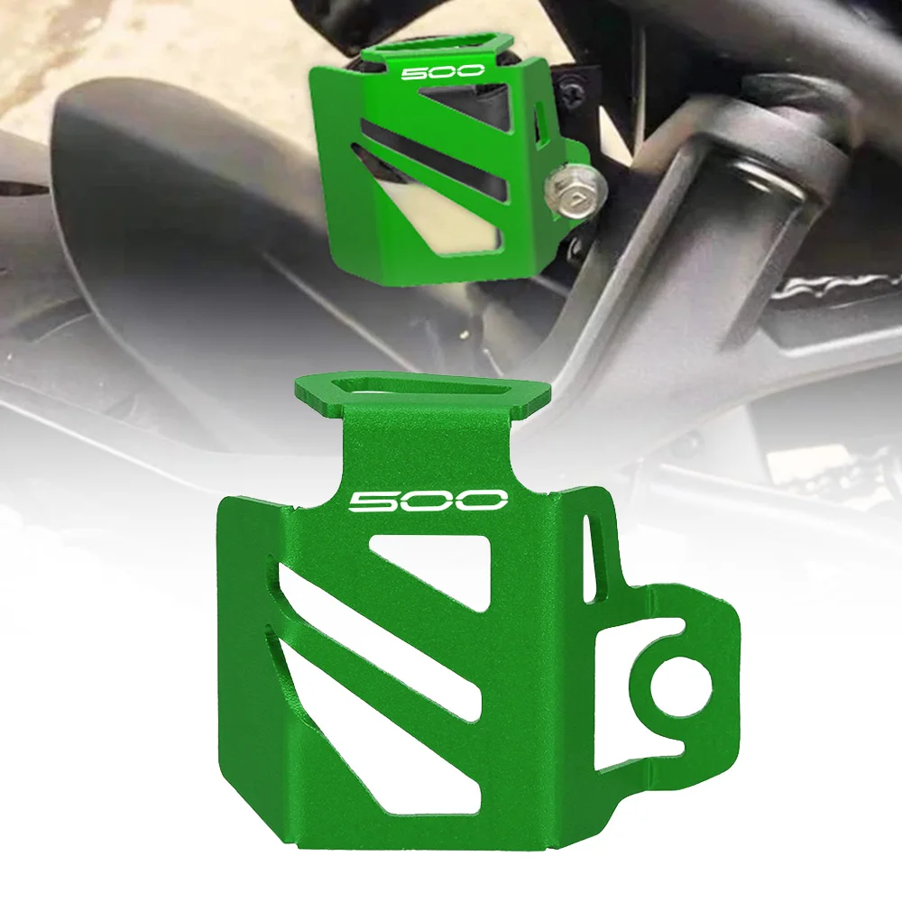 

Motorcycle Accessories For Kawasaki Ninja 500 Ninja500 Z500 Z 500 2024 2025 Rear Brake Fluid Tank Oil Cup Reservoir Guard Cover