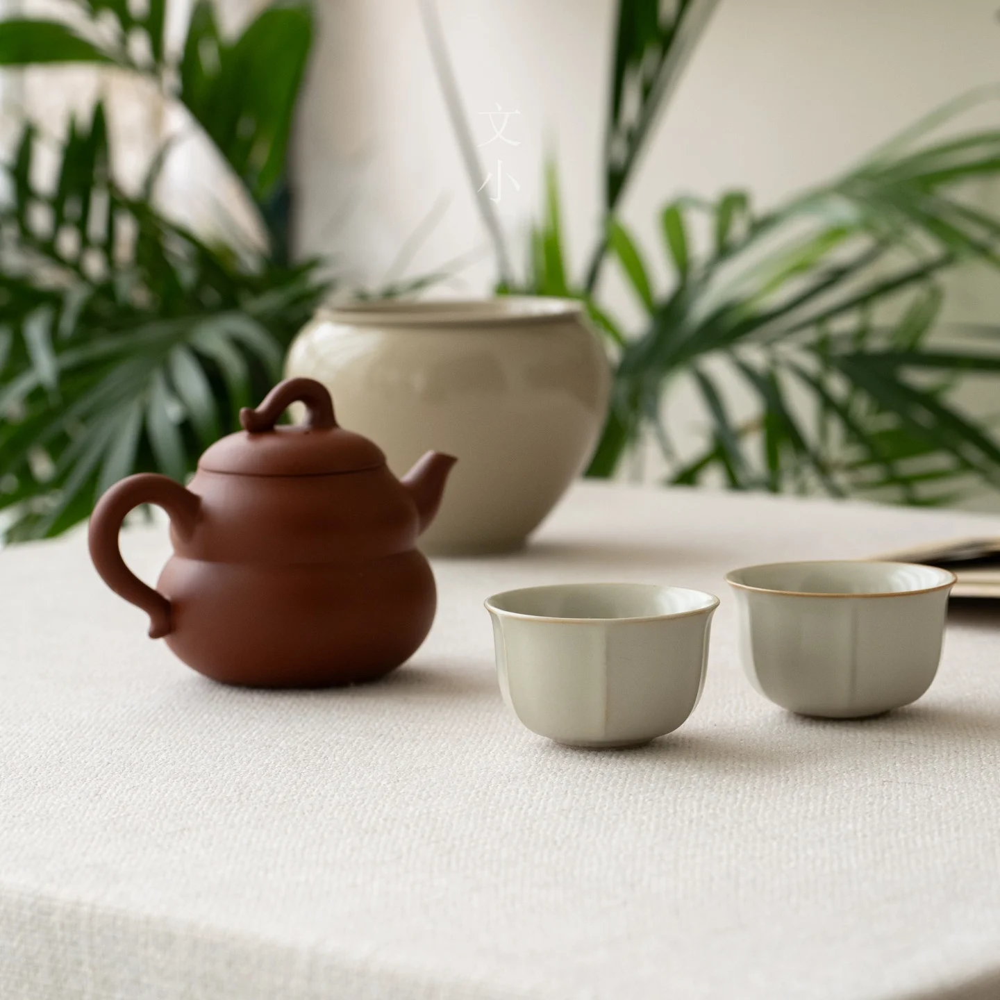 

Чайный набор Wenxiaocong из фиолетовой глины Фу Лу для офиса, фарфоровый набор для заваривания чая Юйчжоу, для одного человека