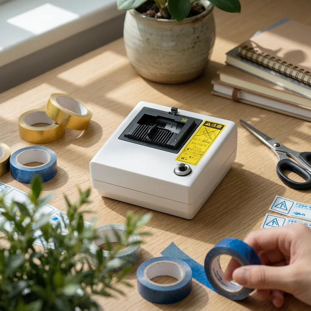 

M-Series Tape Cutter 110V Adhesive Tape Cutting Machine with Control Knob Precision Cut