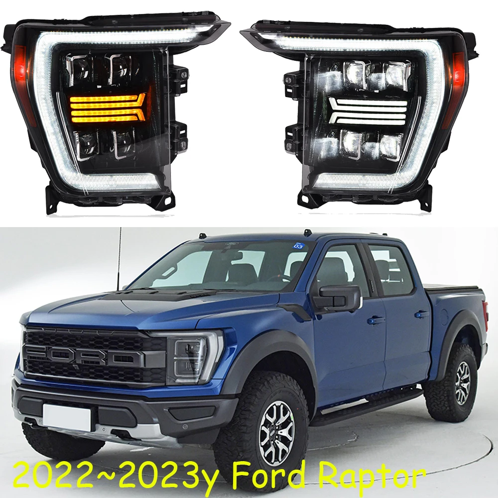 

car bumper headlamp for Raptor headlight F150 F-150 LED 2022~2023y car accessories head lamp for Ford Raptor fog light