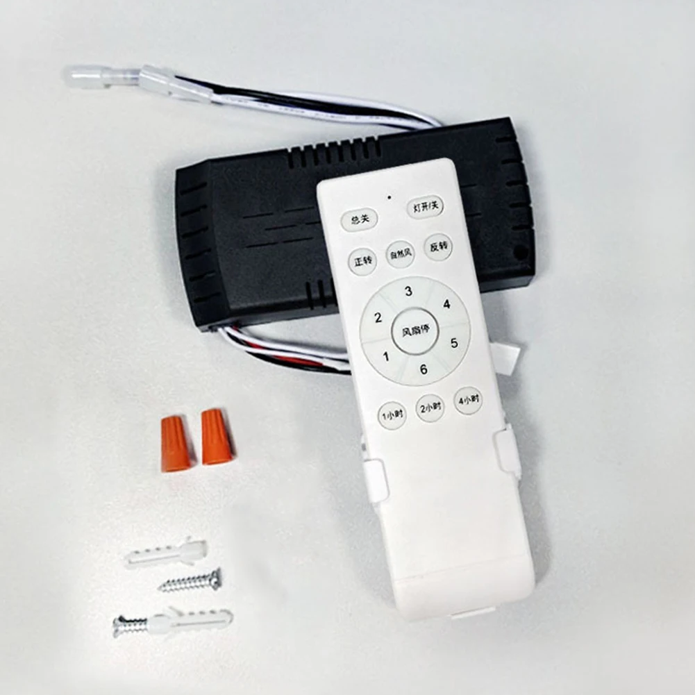 

Ceiling Fan Remote Control Kit Replacement, 6-Speed & Timing, Remote Replacement For DC Ceiling Fan Light