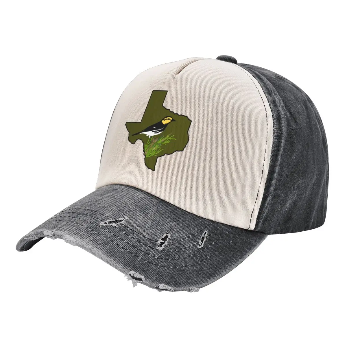 

Golden-cheeked Warbler Texas Baseball Cap Ball Cap luxury caps winter hats for men sailor cap for men Woman Men's
