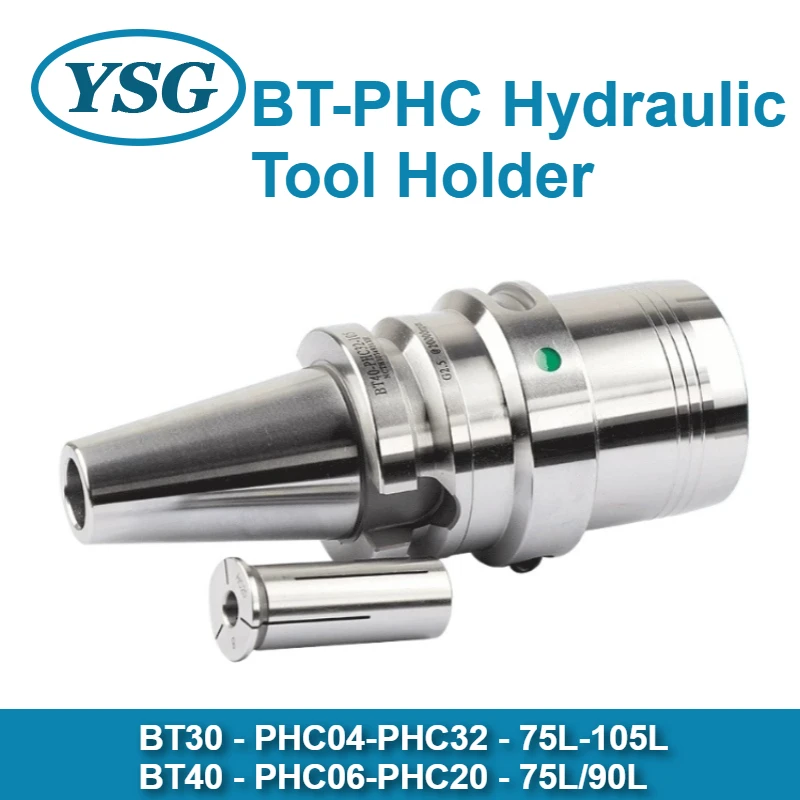 BT30 BT40 Hydraulic Tool Holder PHC06 PHC08 PHC10 PHC12 PHC16 PHC20 Hydraulic Chuck Lathe Tool Shank