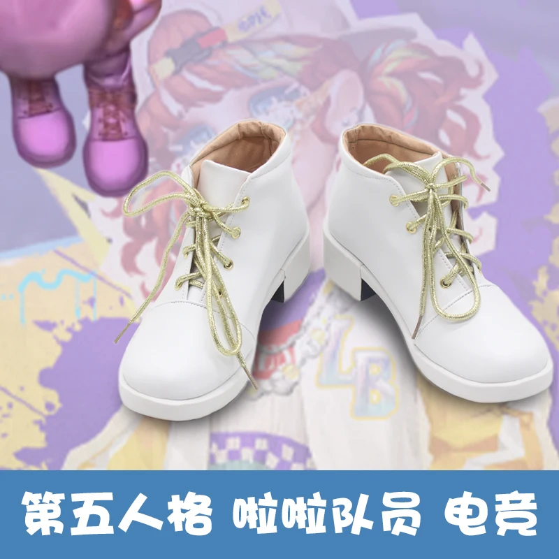 Game  Identity V Cheerleader Cosplay Shoes Boots OPH.LILY Lily Barriere Cos Shoes For Halloween Party Carnival Women Men