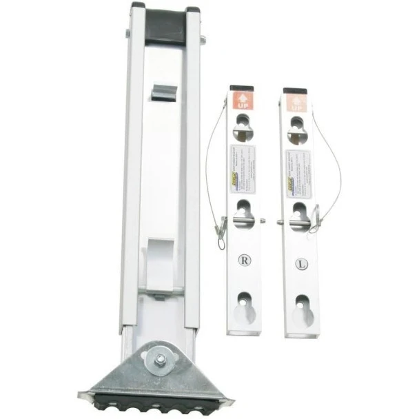 Ladder level with two base unit attachments