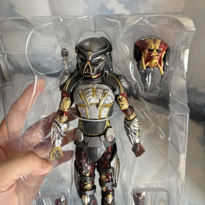Fugitivo predador neca figura de ação predadores pvc modelo brinquedo colecionável figuras alienígenas presente aniversário 18cm