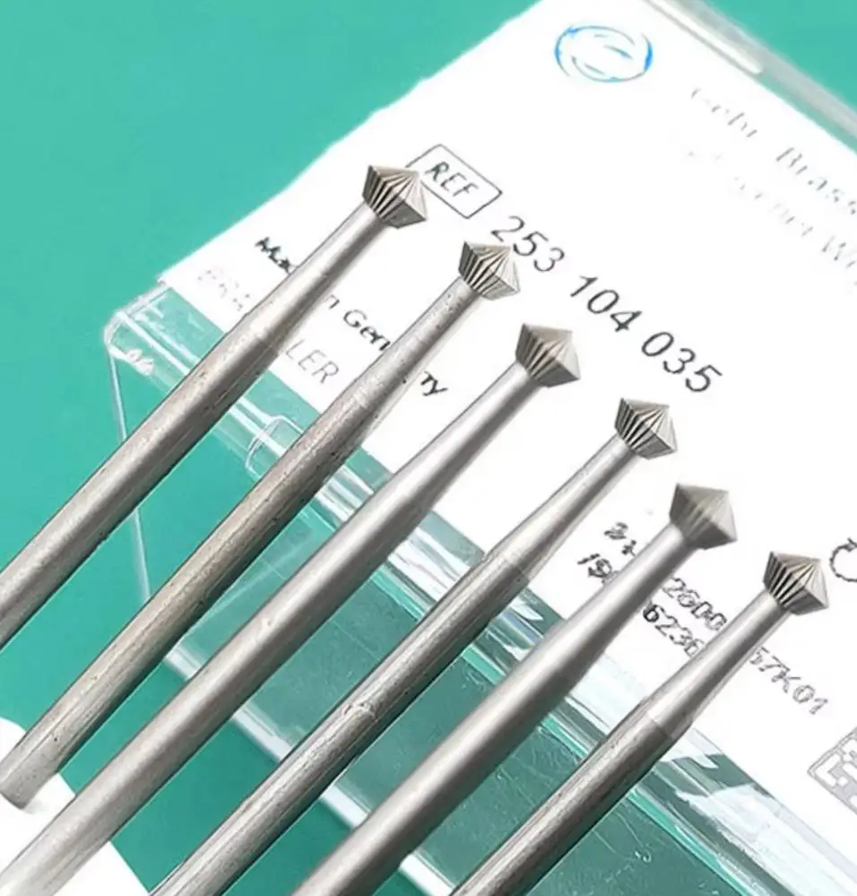 

Hart Bur Doppelkegel 2,7-5,0 мм боры для установки драгоценных камней, стоматологические сверла для полировки ювелирных изделий, набор инструментов для гравировки, инструмент ювелира