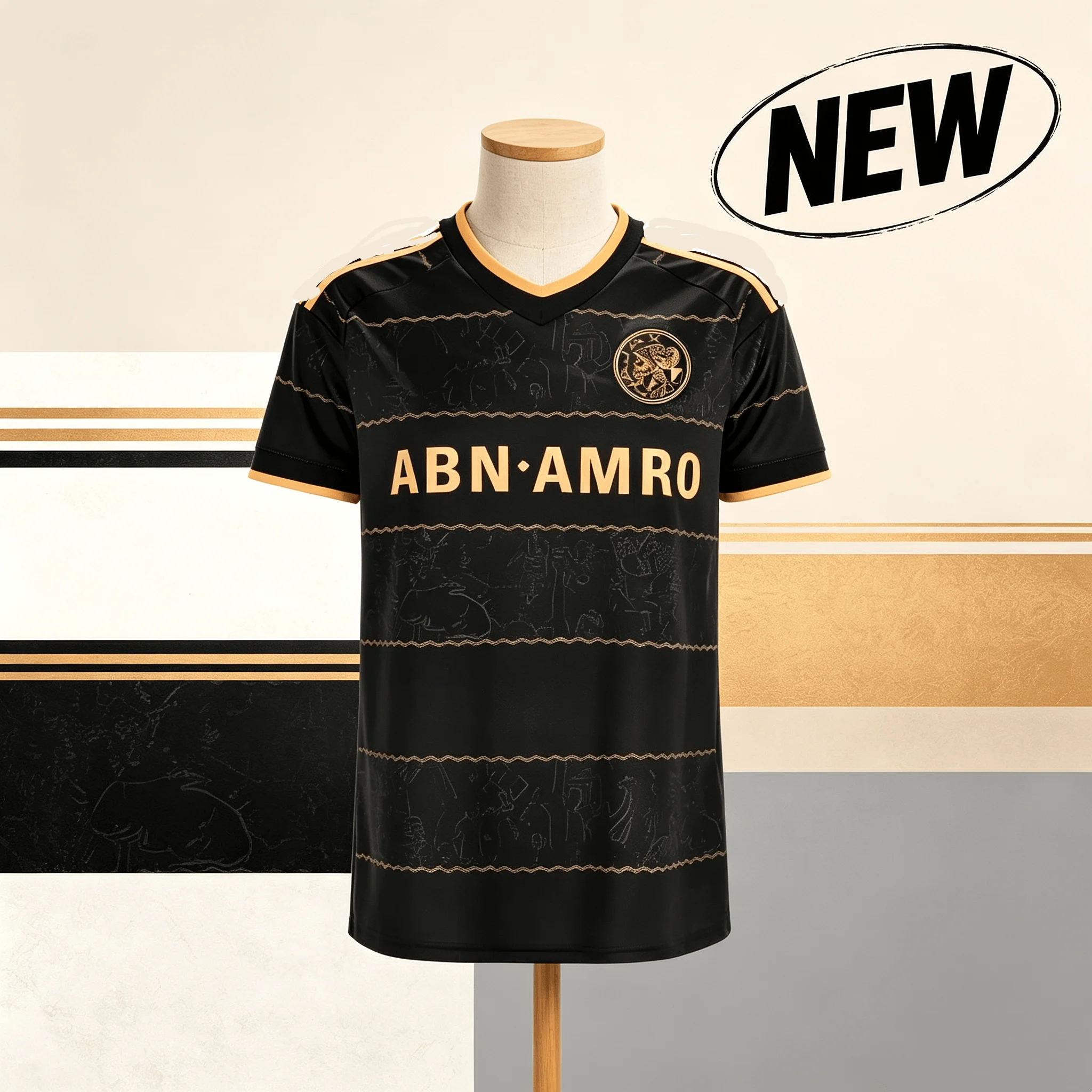 2026 New AFC Ajax Men Soccer Jersey 2‑Colors Optional Short Sleeve Football Shirt Quick‑Dry Breathable Polyester Sport Top Fan