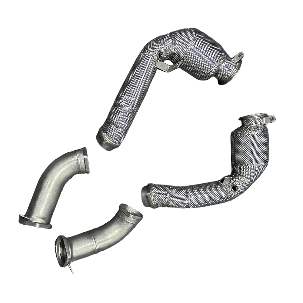 Exhaust Downpipe for X5M F95/X6M F96 S68 4.4TT V8 Catted Downpipe Car Accessories