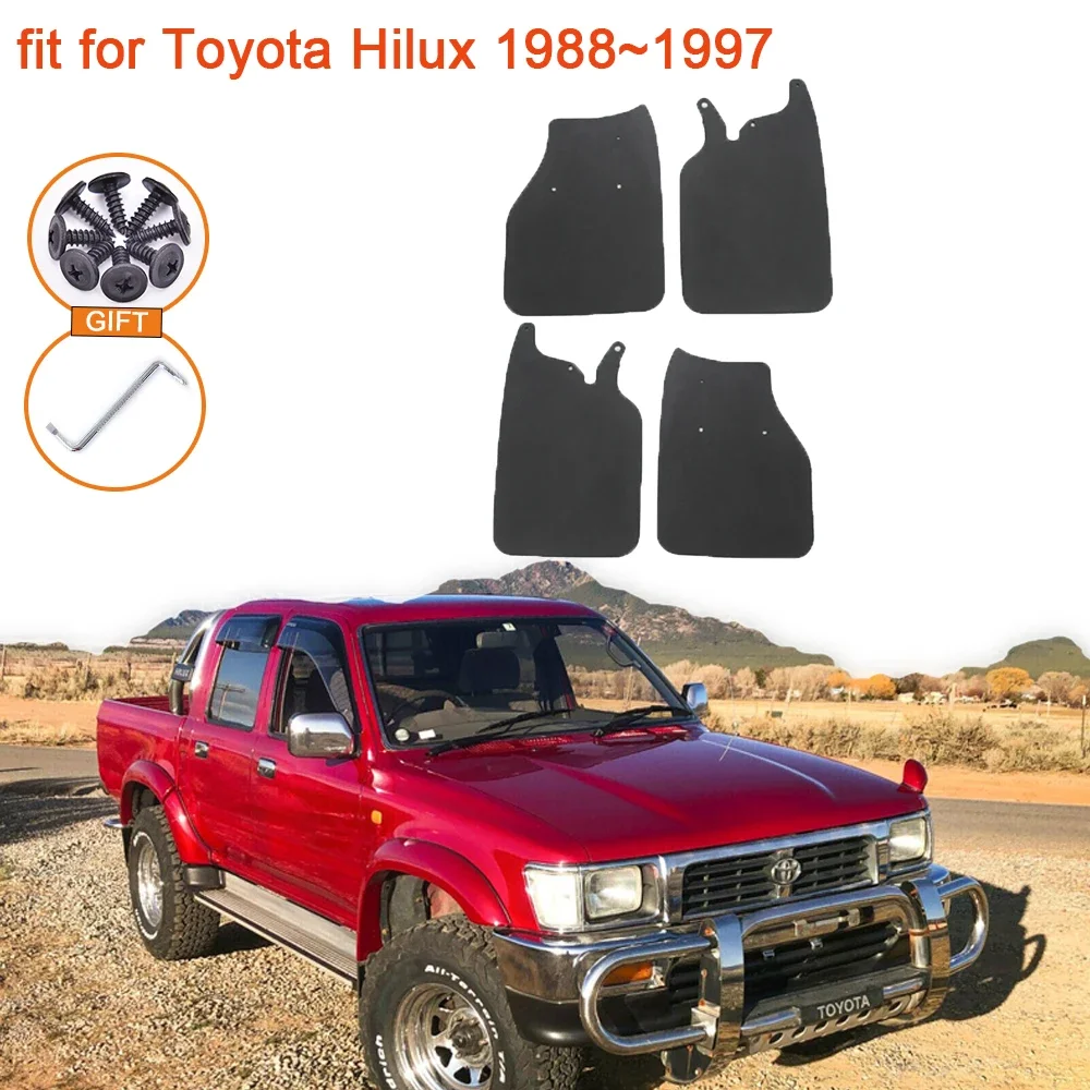 

For Toyota HiLux Pickup 1988 1989 1990 1991 1992 1993 1994 1995 1996 1997 Accessorie Mudflaps Fenders Anti-splash Guard Mudguard