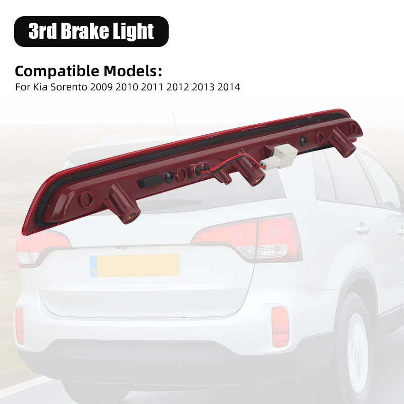 سيارة الخلفية الثالثة أضواء الفرامل عالية جبل الخلفية الذيل ضوء مصباح لكيا سورينتو 2009 2010 2011 2012 2013 2014 927502P000 92750-2P000