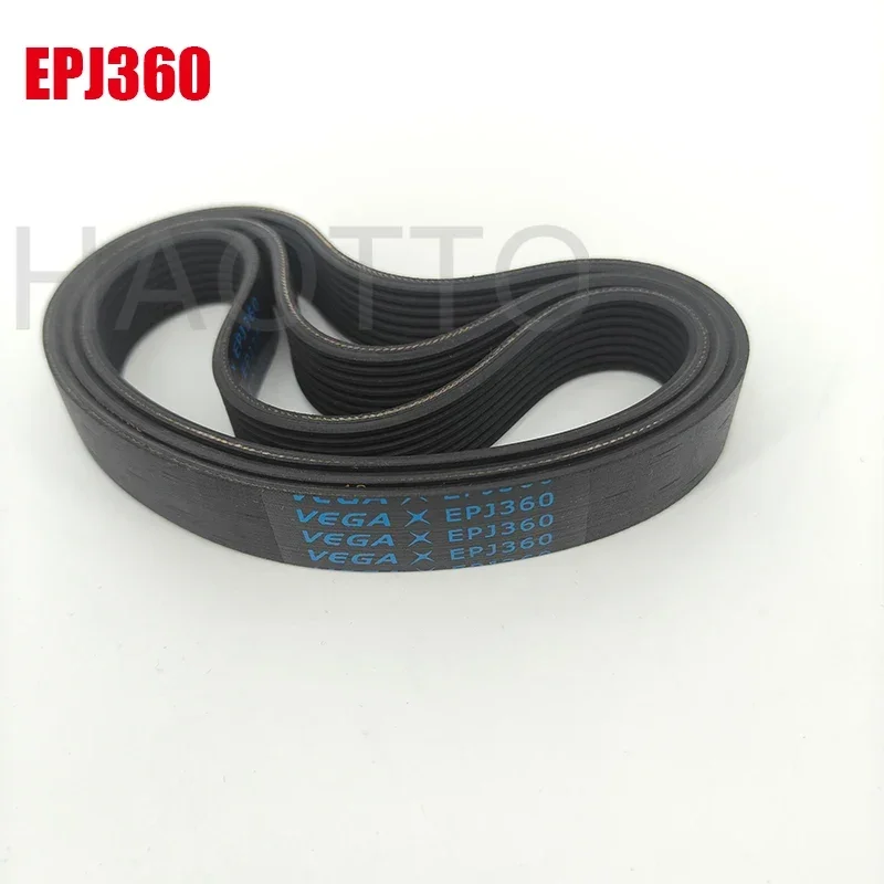 EPJ360 Black Motor Belt 4/5/6/7/8/9 Ribs